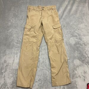 Carhartt Relaxed Fit Force Khaki Mens pants 32x33 With 9 Pockets BN4200-M